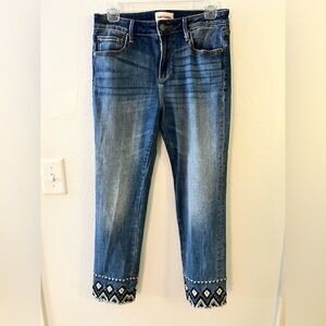 DRIFTWOOD collette Jeans with Embellished Hem